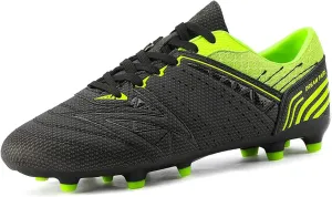 DREAM PAIRS Mens Sport Flexible Athletic Lace Up Light Weight Outdoor Cleats Football Soccer Shoes