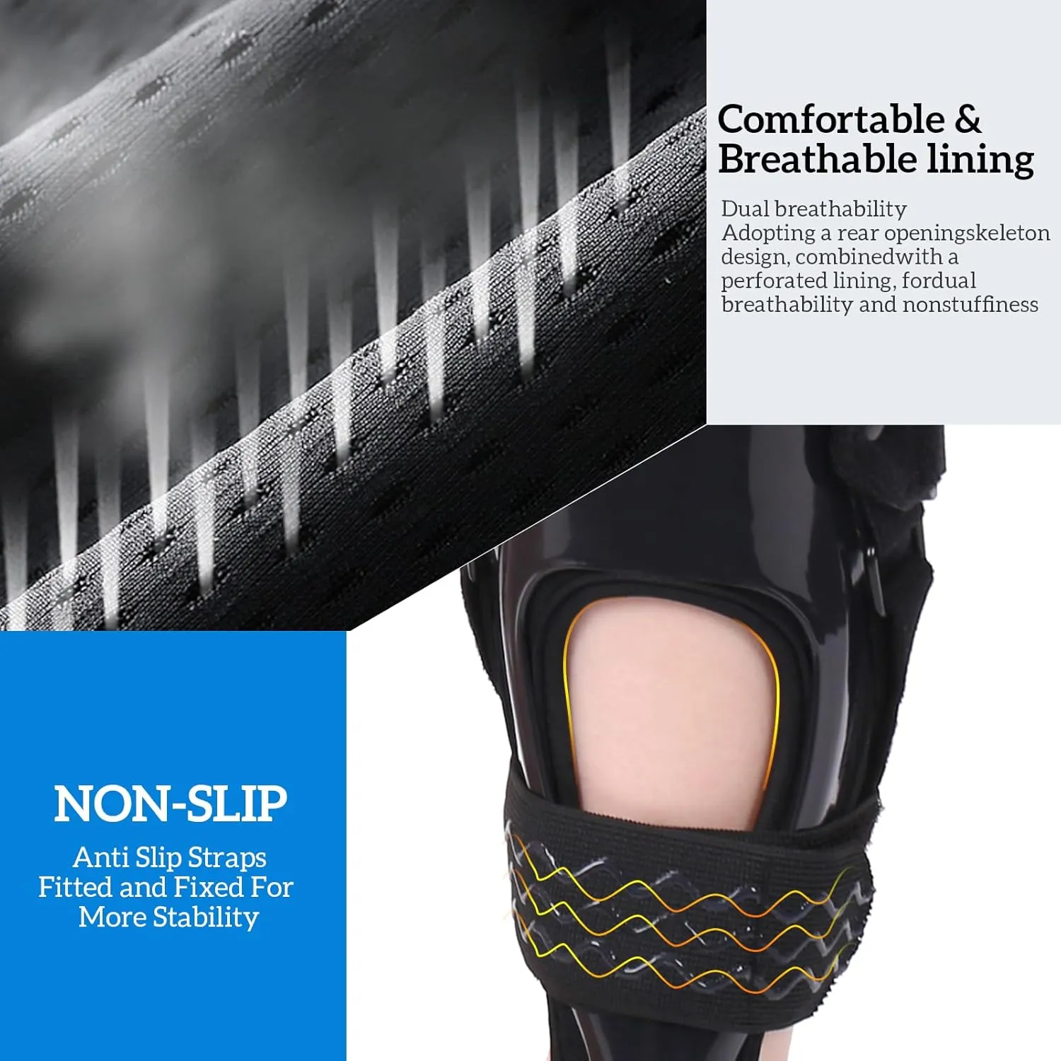 Drop Foot Stabilizer for Men & Women - AFO Foot Drop Brace - Drop Foot Braces for Walking - AFO Brace Walking with Shoe - Ankle Foot Orthosis for Stroke (Left, Large)