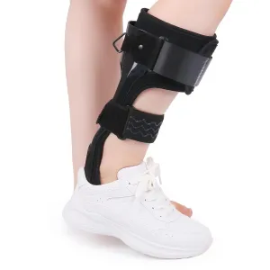 Drop Foot Stabilizer for Men & Women - AFO Foot Drop Brace - Drop Foot Braces for Walking - AFO Brace Walking with Shoe - Ankle Foot Orthosis for Stroke (Left, Large)