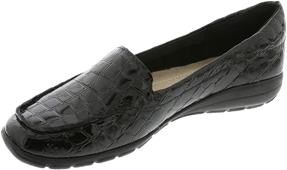 Easy Spirit Women's Abide Croco Print Casual Flat
