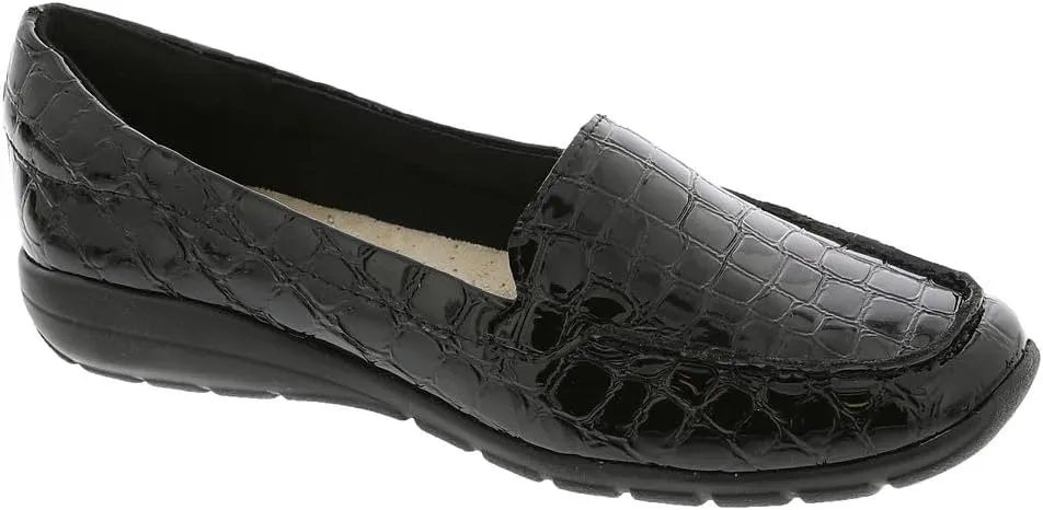 Easy Spirit Women's Abide Croco Print Casual Flat