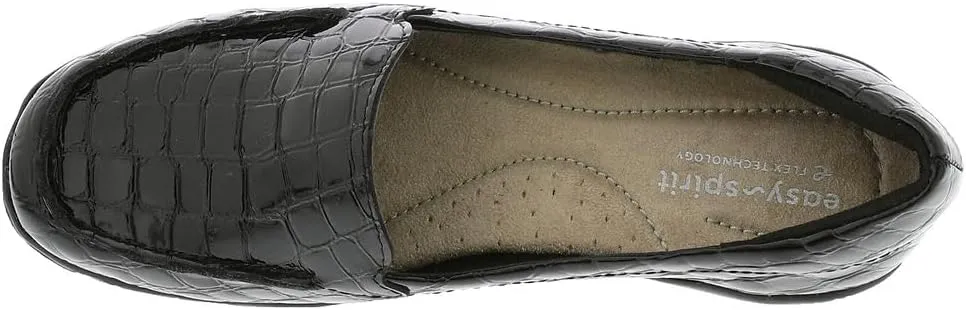 Easy Spirit Women's Abide Croco Print Casual Flat