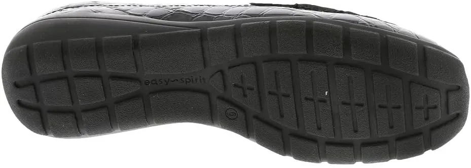 Easy Spirit Women's Abide Croco Print Casual Flat