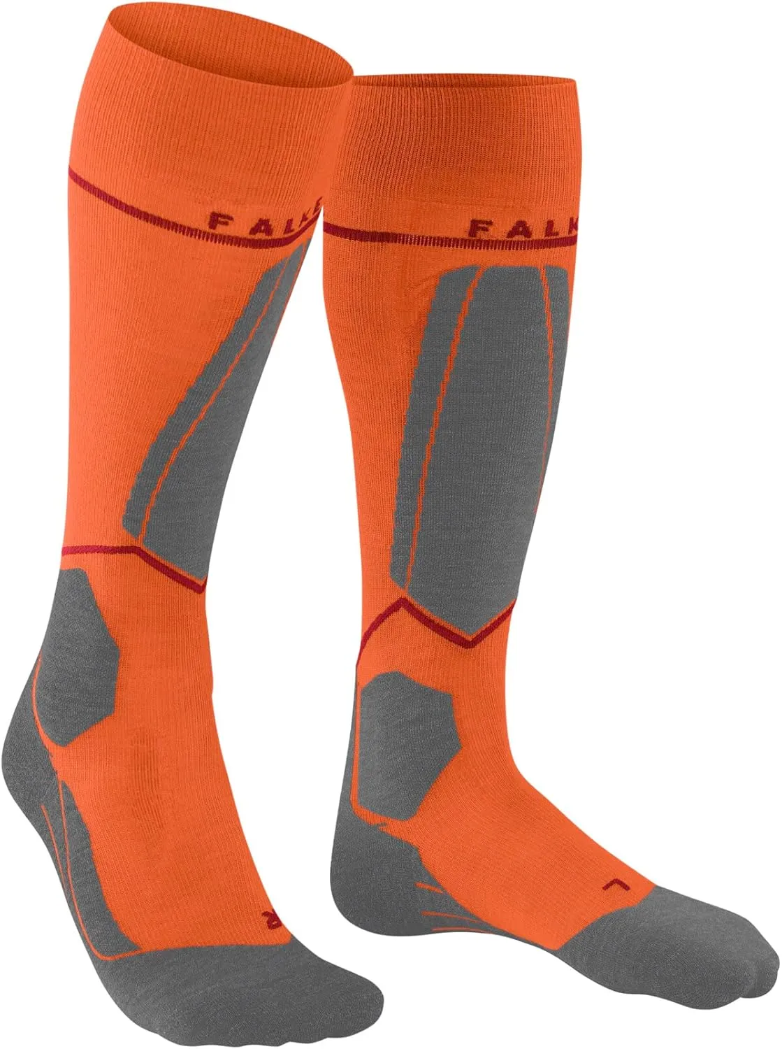 FALKE Women's SK4 Advanced Energizing Light Compression Ski Socks, Knee High, Breathable Quick Dry, Merino Wool, 1 Pair
