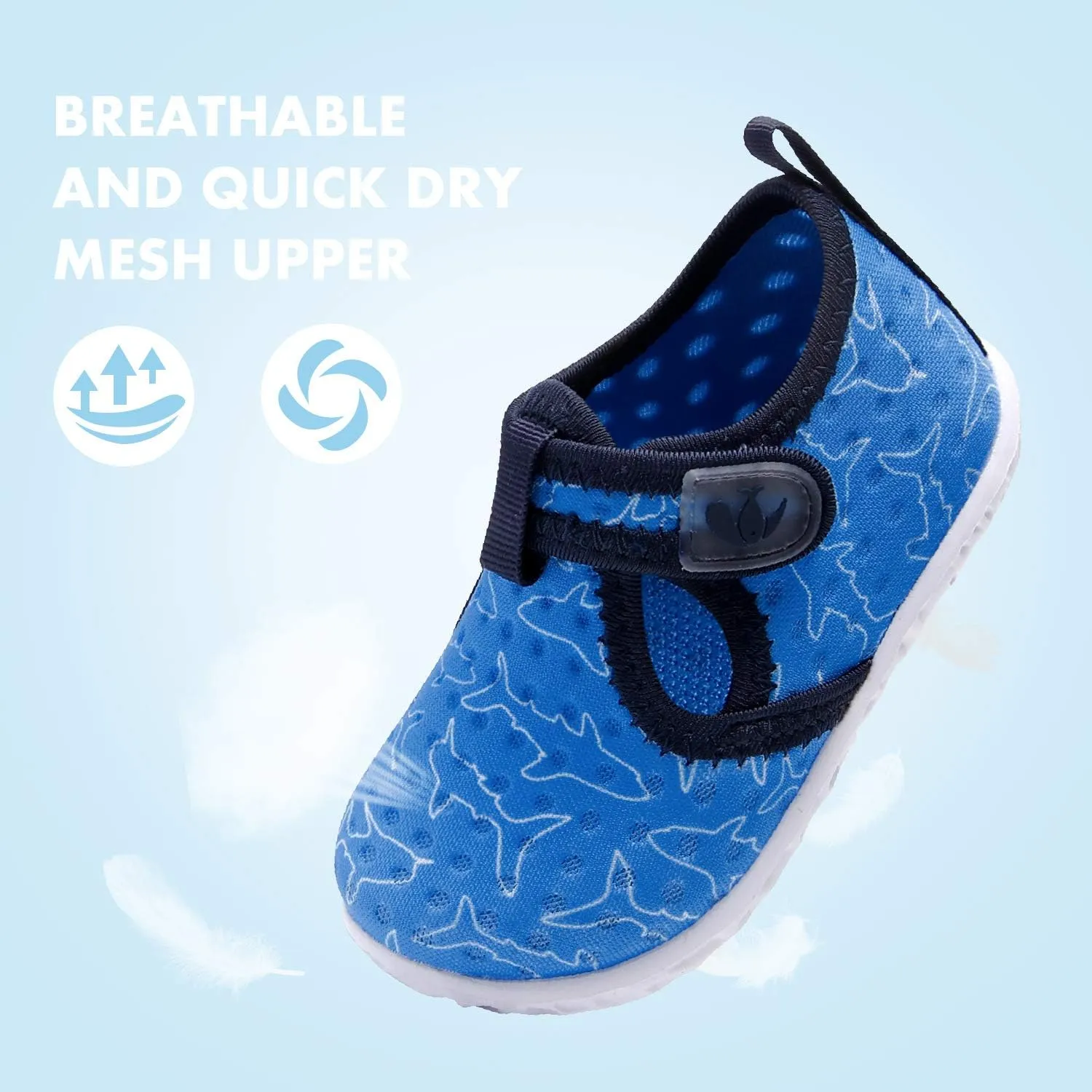 FEETCITY Baby Boys Girls Water Sport Shoes Barefoot Kids Aqua Socks Quick-Dry Beach Swim Pool Shoes
