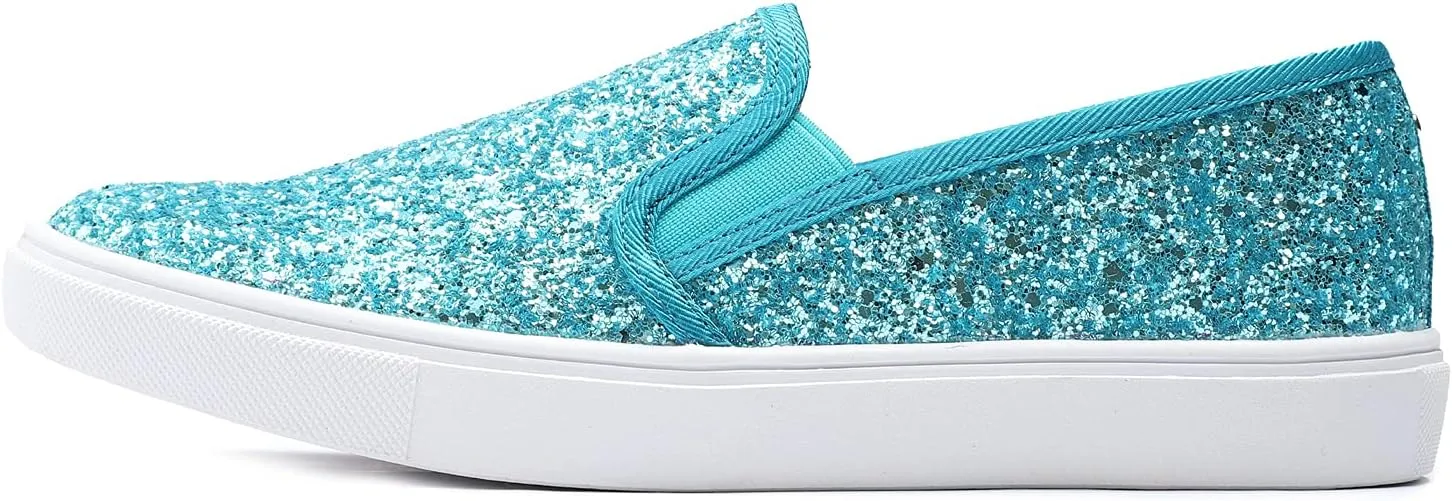 FEVERSOLE Women's Fashion Slip-On Sneaker Casual Flat Loafers