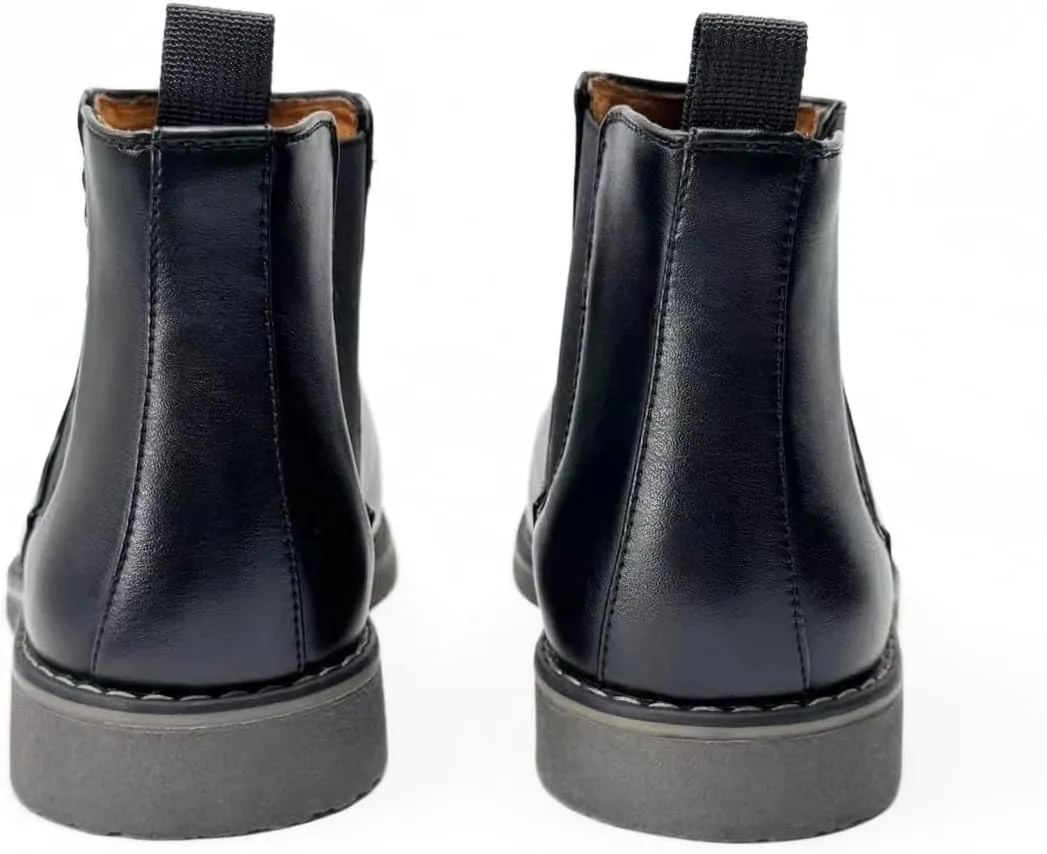 Finishing & Sewing Men's Chelsea Boots, Smart Casual Slip On Ankle Boots