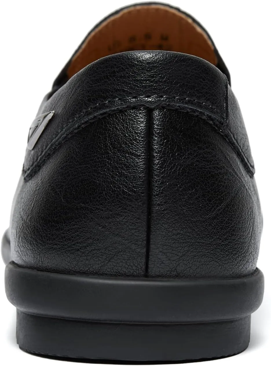 Go Tour Men’s Casual Leather Fashion Slip-on Loafers Shoes