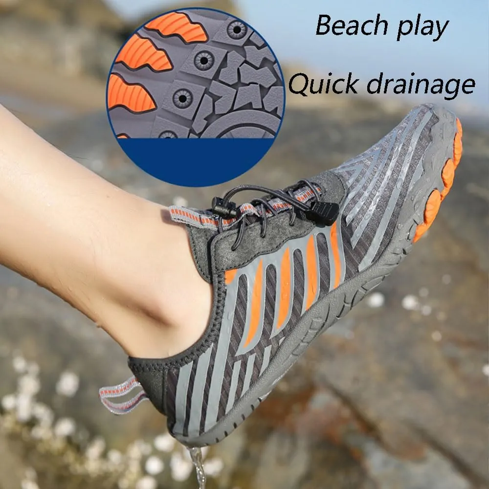 Grounded Footwear for Women Men, Barefoot Shoes Non-Slip Wide Toe, Hike Lightweight Drop Zero Quick-Dry Breathable