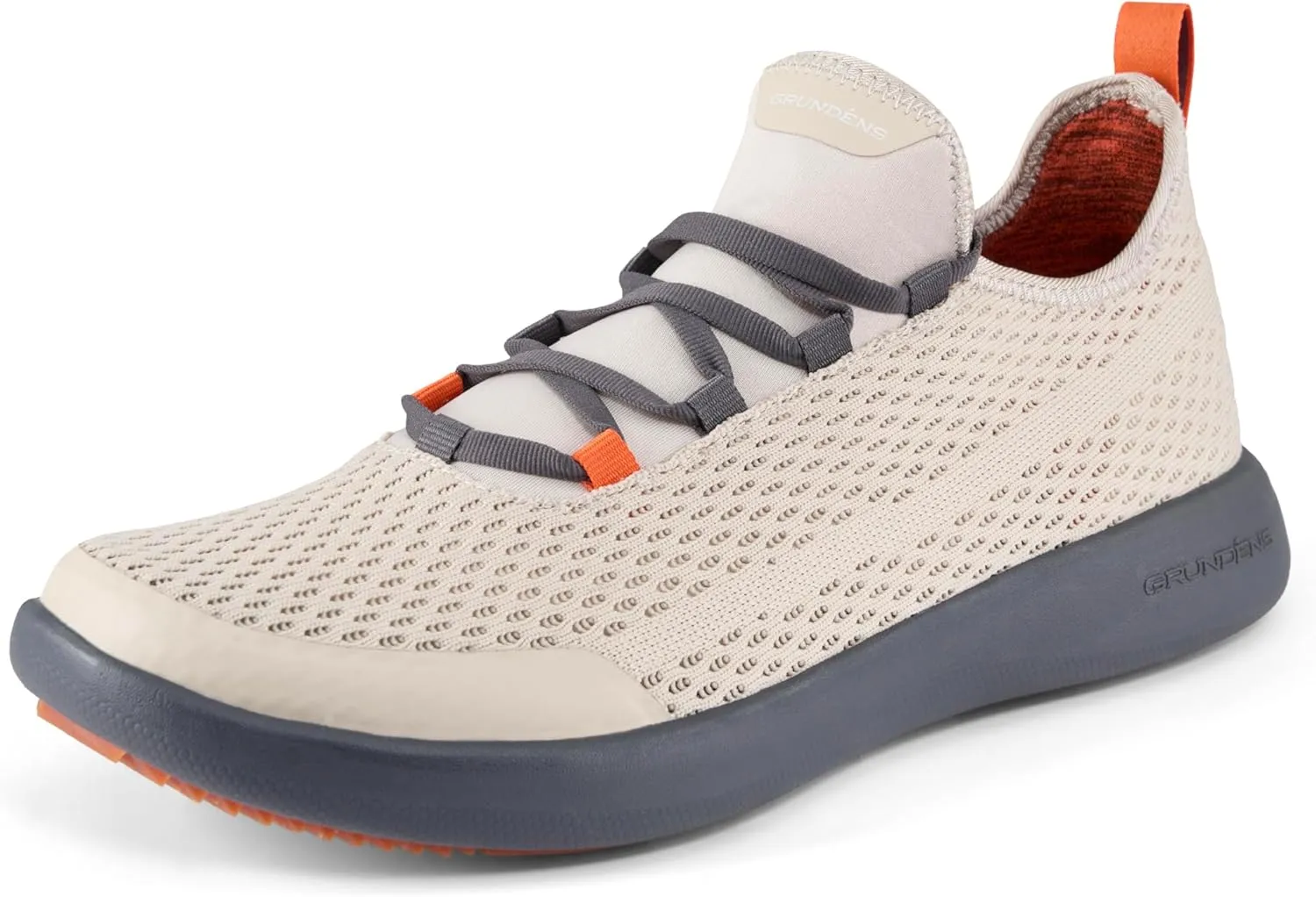 Grunden’s Men’s CrossCurrent Boat Shoe - Lightweight Quick Dry Water Shoes, Barefoot Wear with Slip On/Off Mesh Tongue