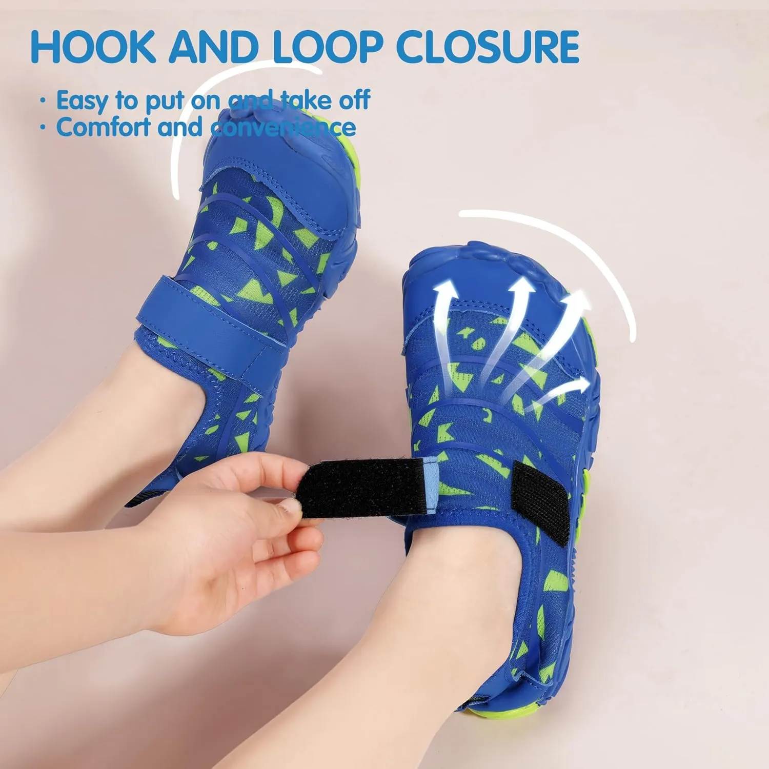 Hehainom Kids Water Shoes Girls Boys Quick Dry Barefoot Lightweight Sport Aqua Beach Pool Swim Shoes