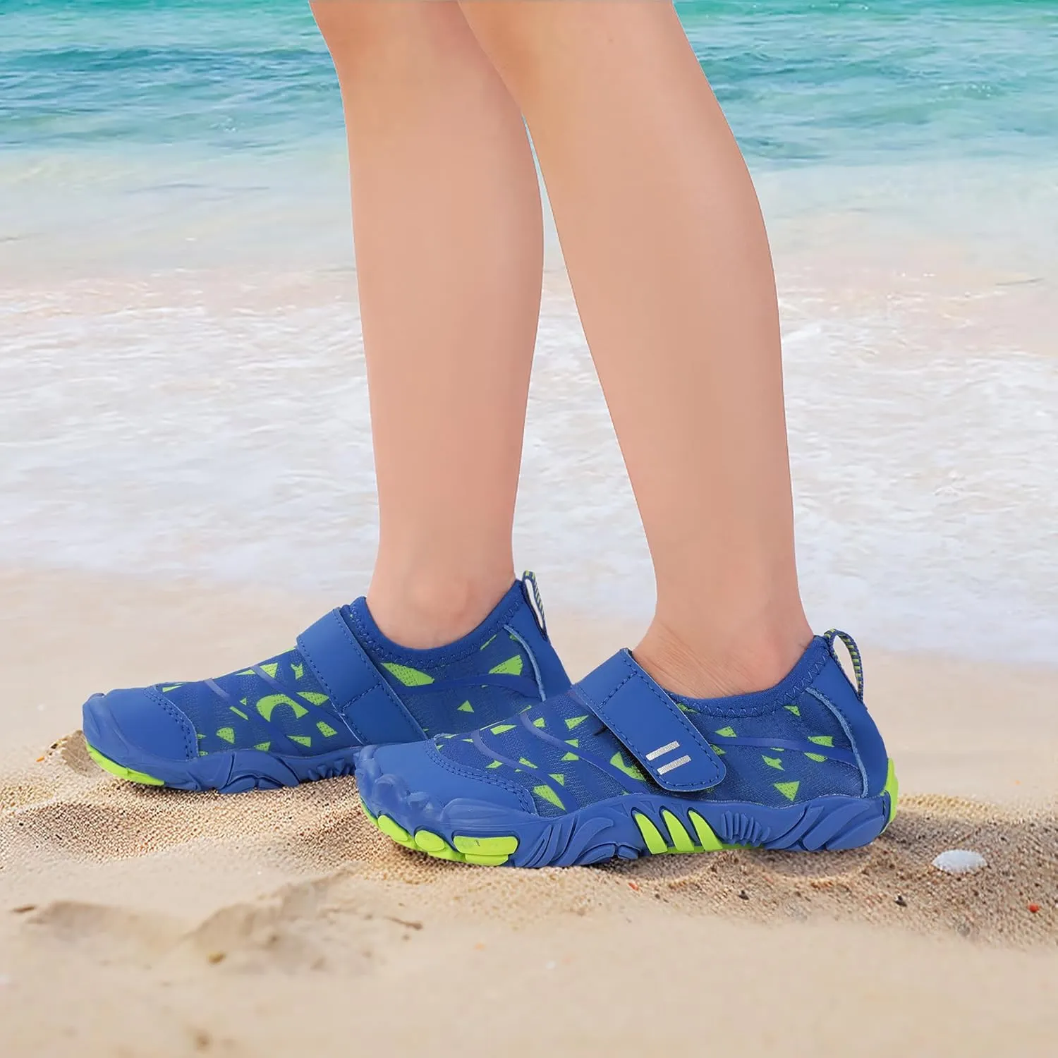 Hehainom Kids Water Shoes Girls Boys Quick Dry Barefoot Lightweight Sport Aqua Beach Pool Swim Shoes