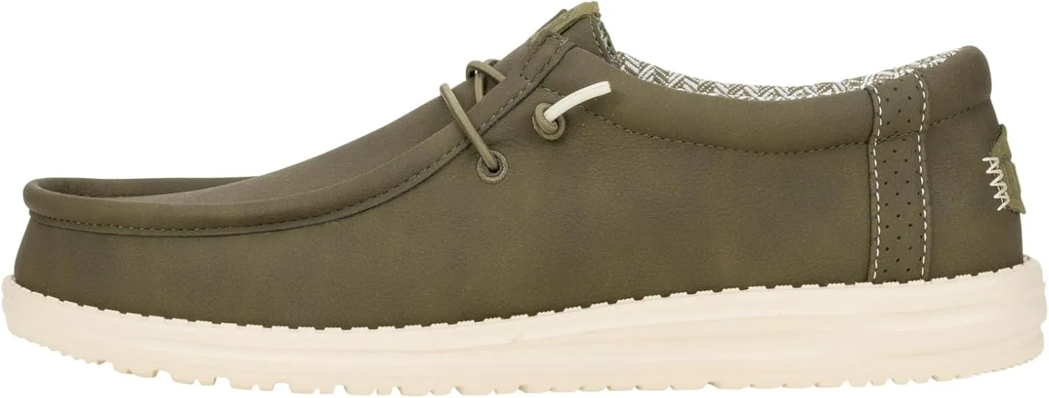 Hey Dude Men's Wally Classic, Men’s Shoes, Men's Slip-on Loafers, Comfortable & Light-Weight