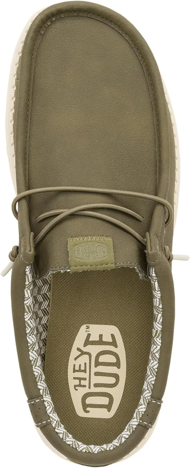 Hey Dude Men's Wally Classic, Men’s Shoes, Men's Slip-on Loafers, Comfortable & Light-Weight