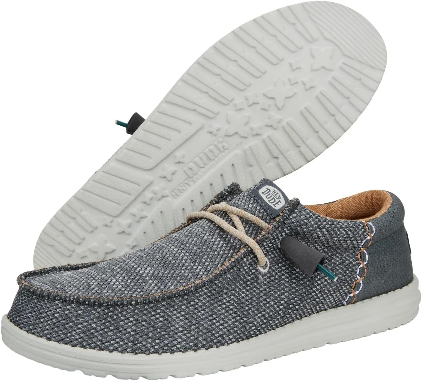 Hey Dude Men's Wally Funk Open Mesh | Men's Shoes | Men Slip-on Loafers | Comfortable & Light-Weight