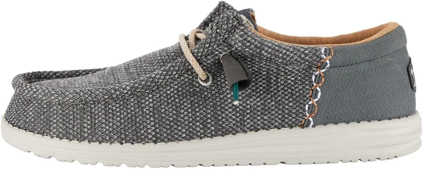 Hey Dude Men's Wally Funk Open Mesh | Men's Shoes | Men Slip-on Loafers | Comfortable & Light-Weight