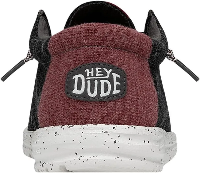 Hey Dude Men's Wally Jersey | Men's Loafers | Men's Slip On Shoes | Comfortable & Light-Weight