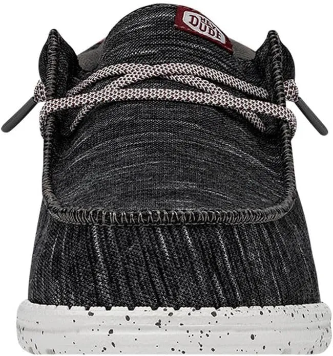 Hey Dude Men's Wally Jersey | Men's Loafers | Men's Slip On Shoes | Comfortable & Light-Weight