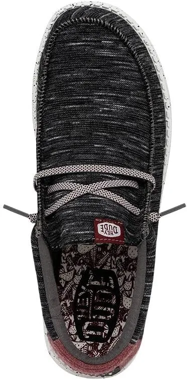 Hey Dude Men's Wally Jersey | Men's Loafers | Men's Slip On Shoes | Comfortable & Light-Weight