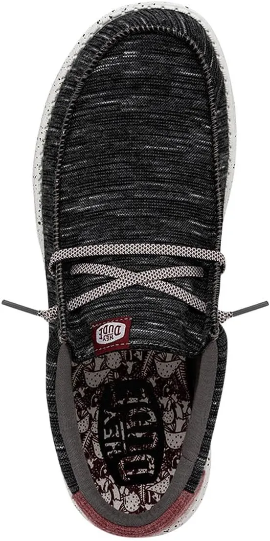Hey Dude Men's Wally Jersey | Men's Loafers | Men's Slip On Shoes | Comfortable & Light-Weight