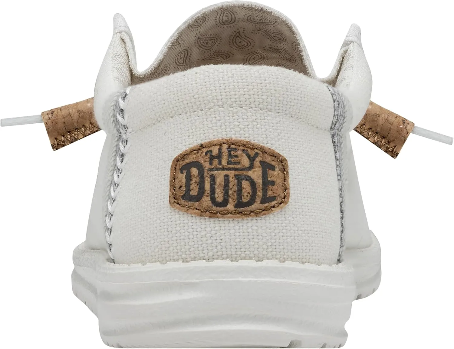 Hey Dude Men's Wally Linen | Men's Loafers | Men's Slip On Shoes | Comfortable & Light-Weight