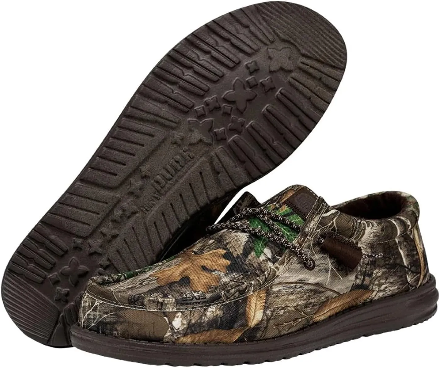 Hey Dude Men's Wally Realtree Edge | Men's Shoes | Men Slip-on Loafers | Comfortable & Light-Weight
