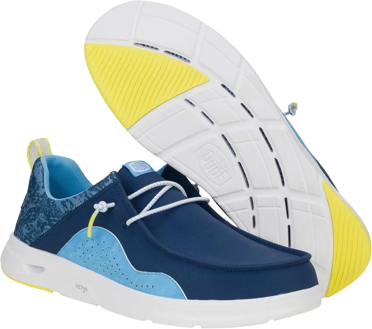 HEYDUDE Wally Hey2O Mesh, Men’s Shoes, Men's Slip-on Loafers, Comfortable & Light-Weight