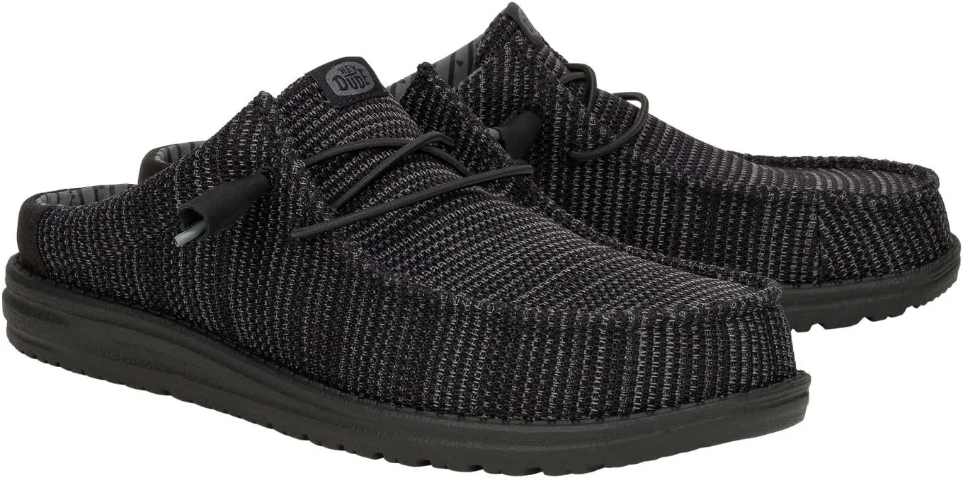 HEYDUDE Wally Slip Stretch Sox, Men’s Shoes, Men's Slip-on Loafers, Comfortable & Light-Weight