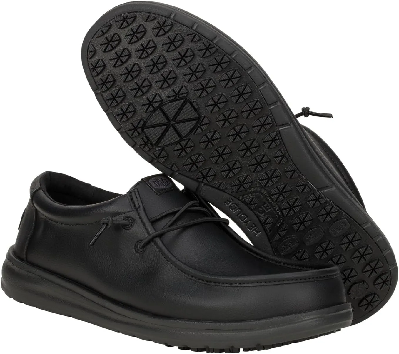 HEYDUDE Wally Work CE, Men’s Shoes, Slip-on Loafers, Light-Weight, Water Repellent & Slip Resistant