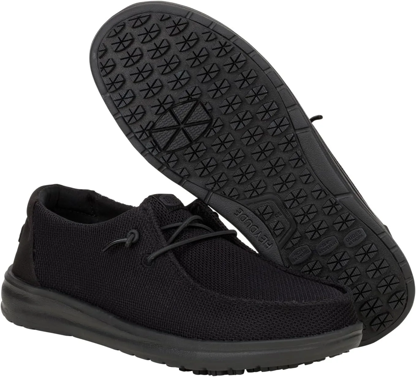 HEYDUDE Wendy Work CE, Women’s Shoes, Slip-on Loafers, Light-Weight, Water Repellent & Slip Resistant