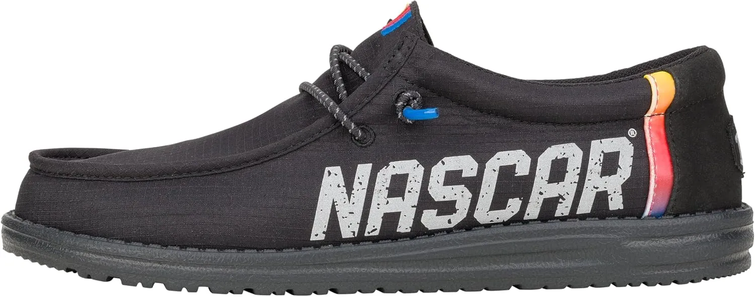 HEYDUDE X NASCAR, Men's Slip-on Loafers, Comfortable & Light-Weight