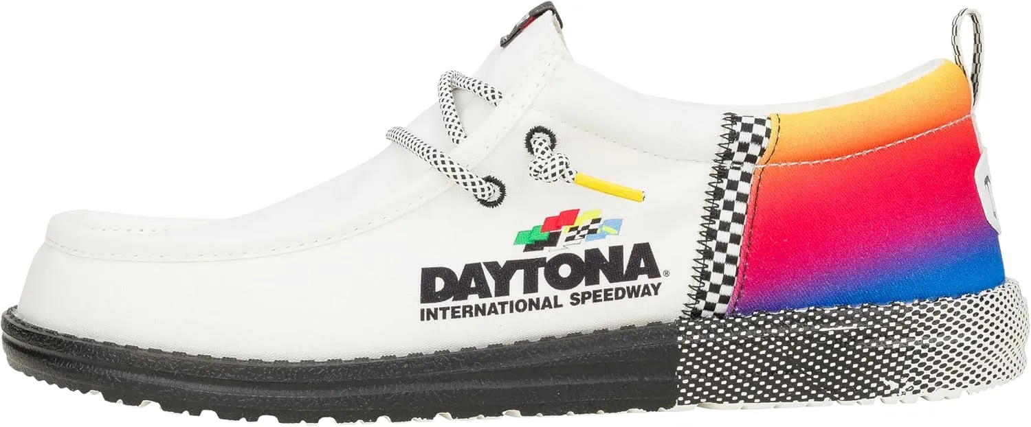 HEYDUDE X NASCAR, Men's Slip-on Loafers, Comfortable & Light-Weight