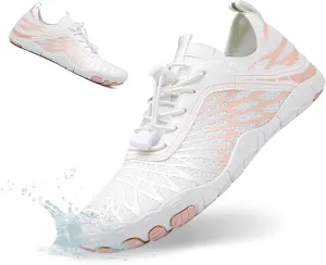 HiGropcore Water Shoes Men Women, Barefoot Wide Toe Box Beach Shoes, Quick Dry Breathable Swim Aqua Socks with Drainage