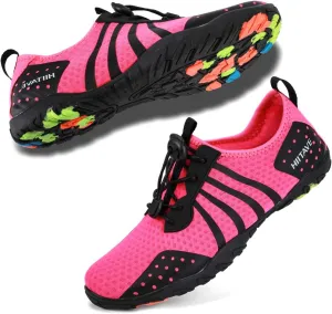 HIITAVE Womens Aqua Beach Water Shoes Quick Dry Barefoot Swim Socks for Surf Pool River Walking Diving Water Sports