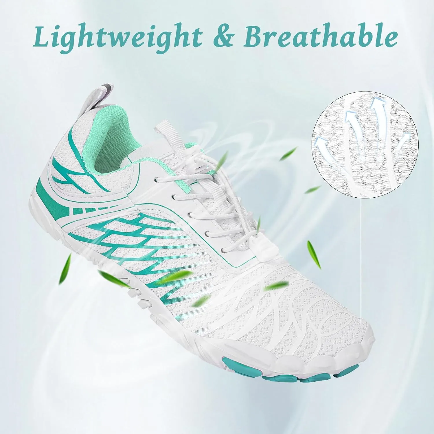 Hike Barefoot Shoes, Pro Barefoot Shoes Women Men Footwear, Athletic Hiking Minimalist Water Shoe Breathable Quick Dry Zero Drop Trail Running Shoe with Non-Slip Sole & Wide Toe Box