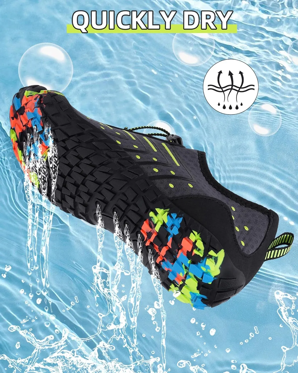 Hike Barefoot Water Shoes Women Men, Newly Quick-Dry & Wide Toe Box Breathable Pro Footwear Shoe Non-Slip for Aqua Sports Beach Pool Swim Yoga Hiking