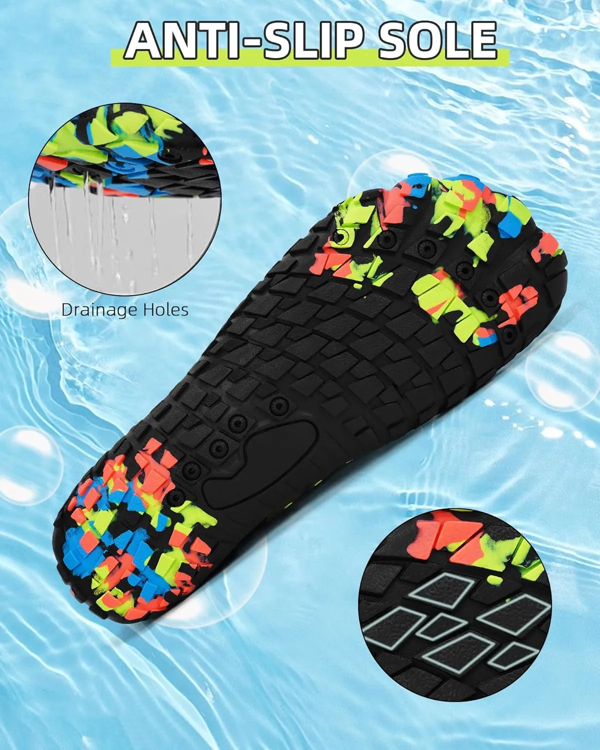 Hike Barefoot Water Shoes Women Men, Newly Quick-Dry & Wide Toe Box Breathable Pro Footwear Shoe Non-Slip for Aqua Sports Beach Pool Swim Yoga Hiking