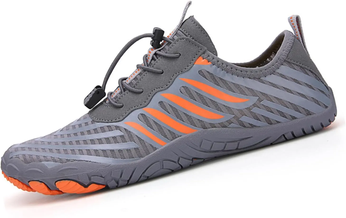 Hiking Barefoot Shoes for Women Men Non-Slip&Wide Toe Box Grounded Footwear,Breathable Waterproof Beach Walking Shoes,Lightweight Adjustable Trail Running Footwear Neuropathy Sneakers Comfort Wear