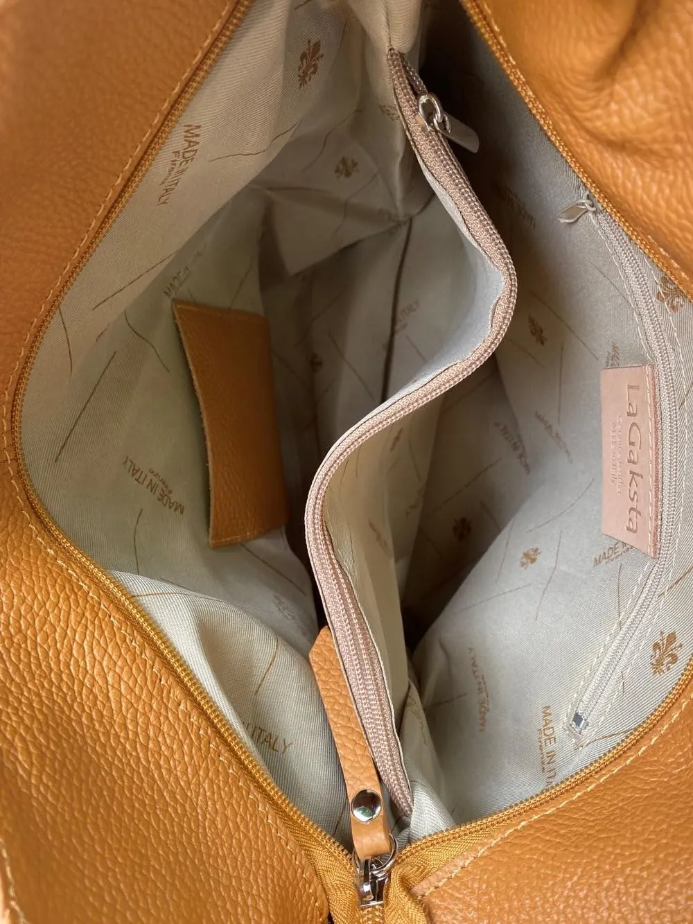 Hobo Pebbled Italian Leather Shoulder Bag – Casual Travel Tote Bag Purse