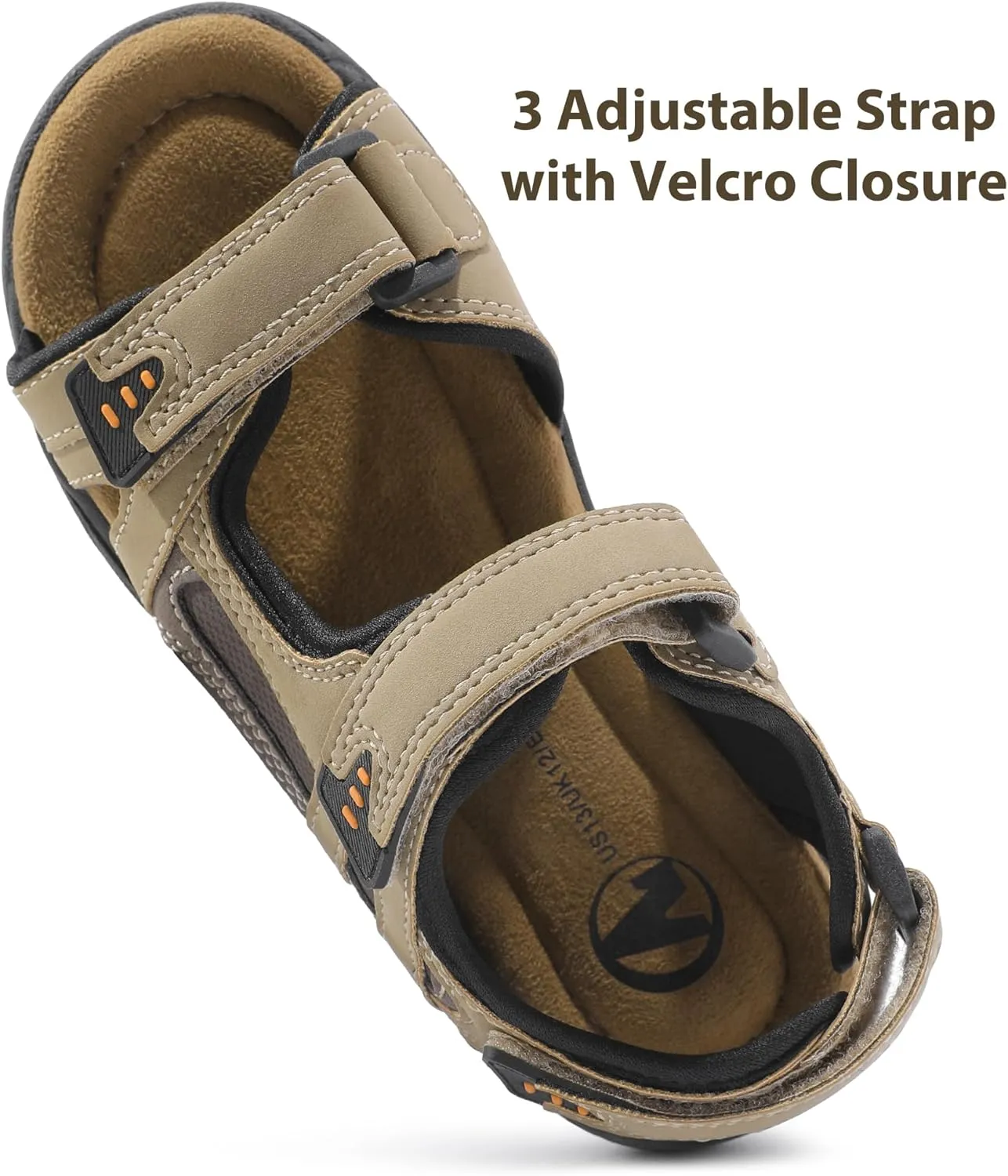 HOMEHOT Boys Sporty Outdoor Sandal Open Toe Hiking Outdoor Shoe Non-slip Athletic Sandal