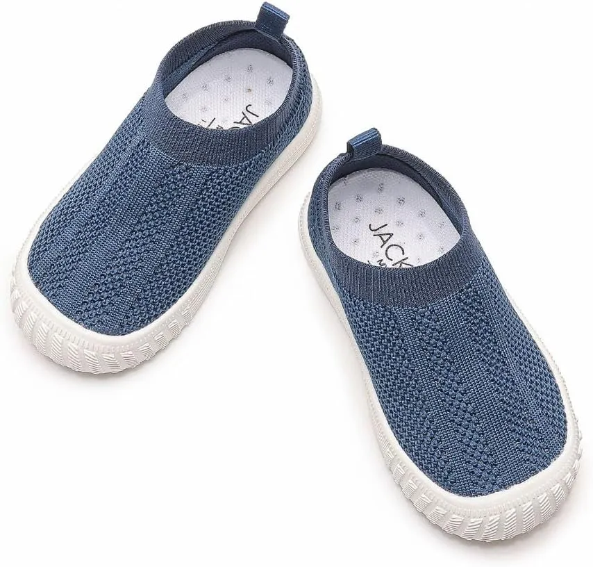 Jack & Lily Kids Canvas Shoes for Girls & Boys - Ideal Baby Shoes for Cuddly Moments & Fun - Ensure Support & Durability with Everyday Wear - Slip-On Shoes to Keep Little Feet Happy