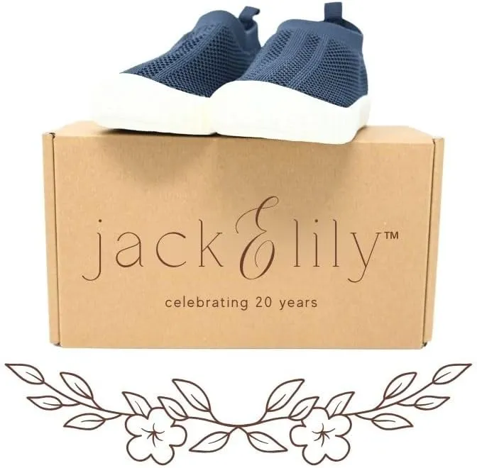 Jack & Lily Kids Canvas Shoes for Girls & Boys - Ideal Baby Shoes for Cuddly Moments & Fun - Ensure Support & Durability with Everyday Wear - Slip-On Shoes to Keep Little Feet Happy