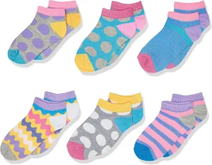 Jefferies Socks Dots/stripes Low Cut Socks 6 Pair Pack Sockshosiery