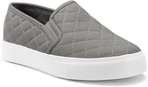 JENN ARDOR Womens Slip On Sneakers Perforated/Quilted Casual Shoes Fashion Walking Flats