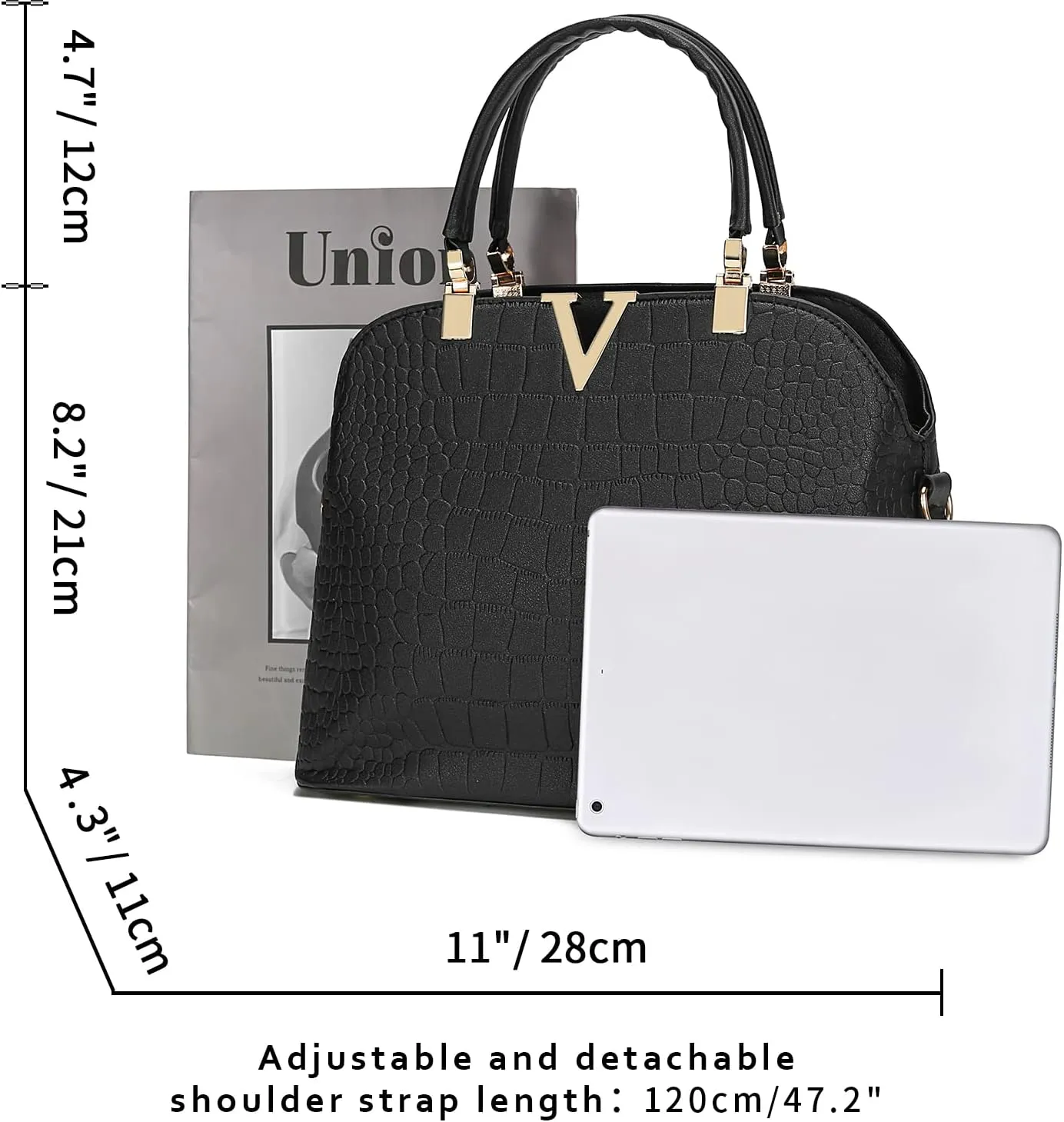 JHVYF Women classics Top Handle Handbag Crossbody Casual Purse Satchel Tote