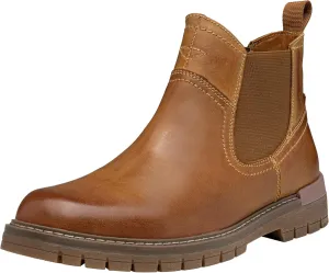 Jousen Chelsea Boots Casual Slip On Ankle Waterproof Mens Boots