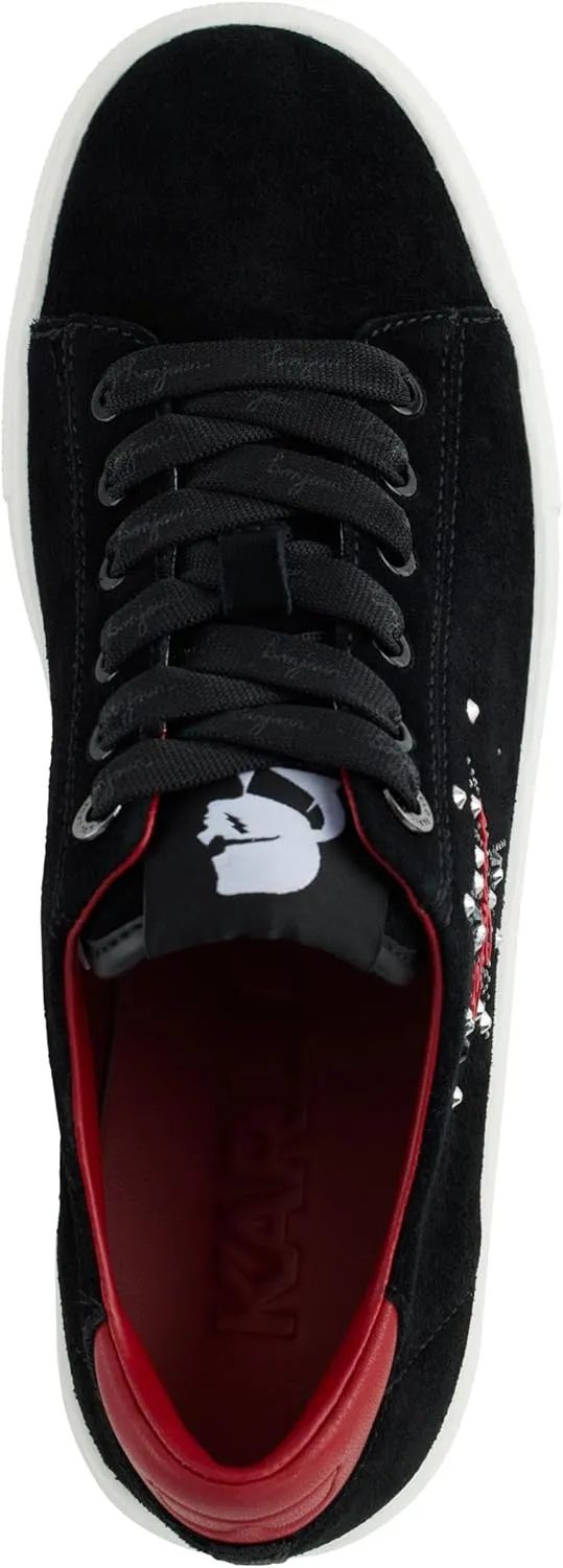 Karl Lagerfeld Paris Women's Cate Sayings Everyday Lace Up Sneaker