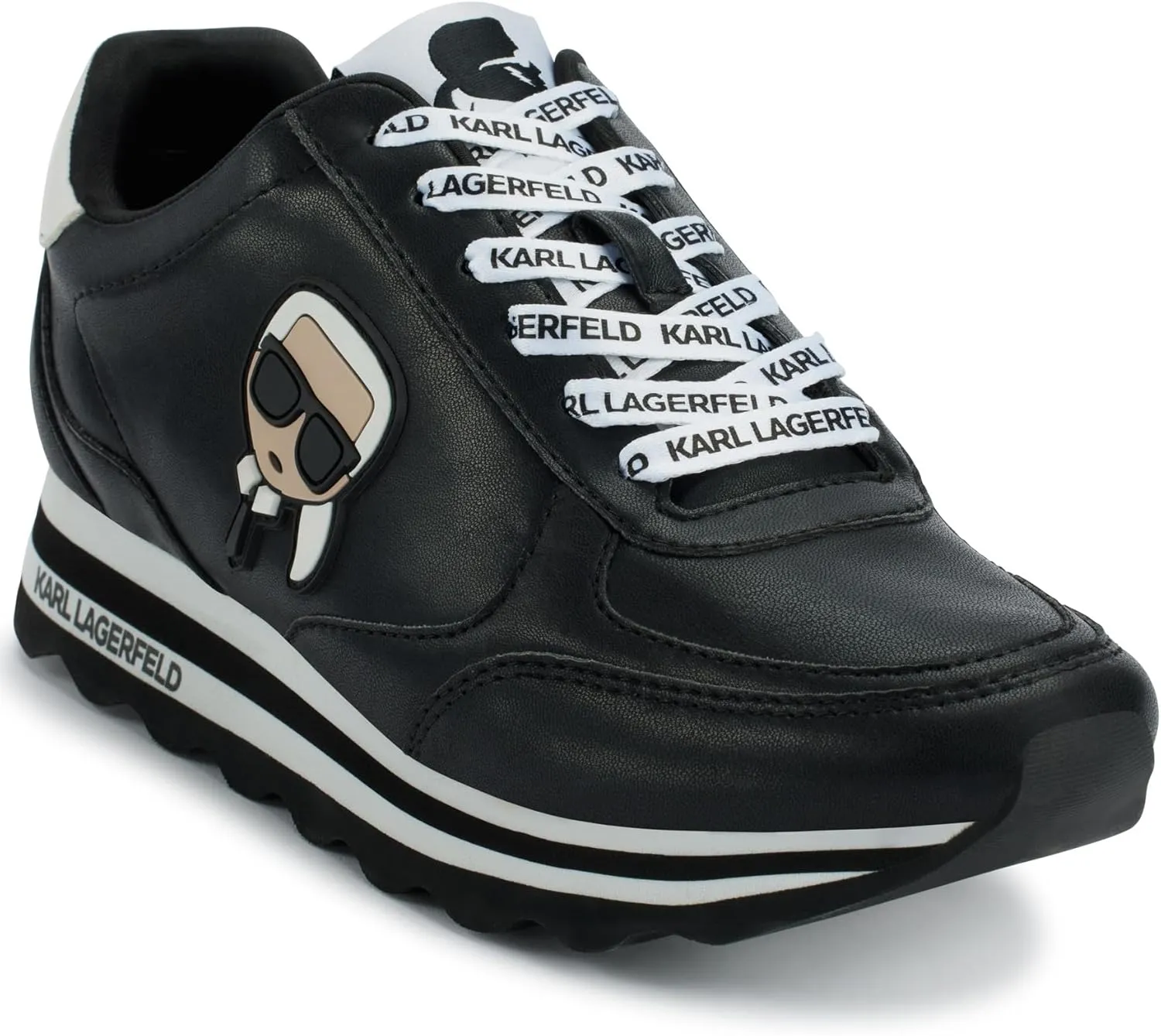 Karl Lagerfeld Paris Women's Meade Everyday Lace Up Sneaker