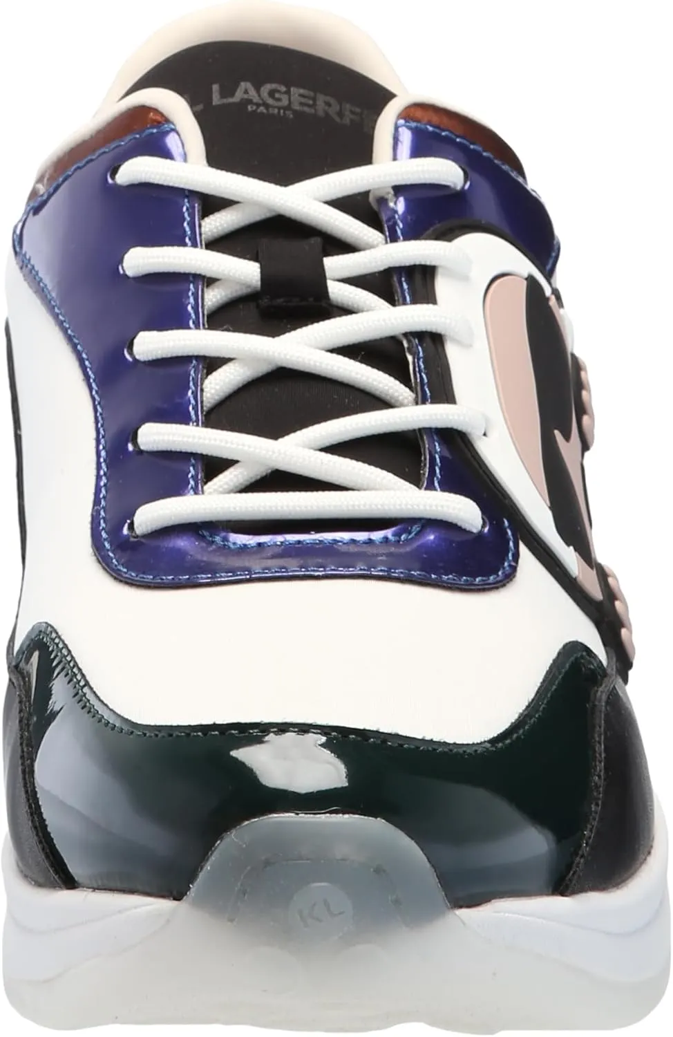 KARL LAGERFELD womens Coty Everyday Lace Up Sneaker