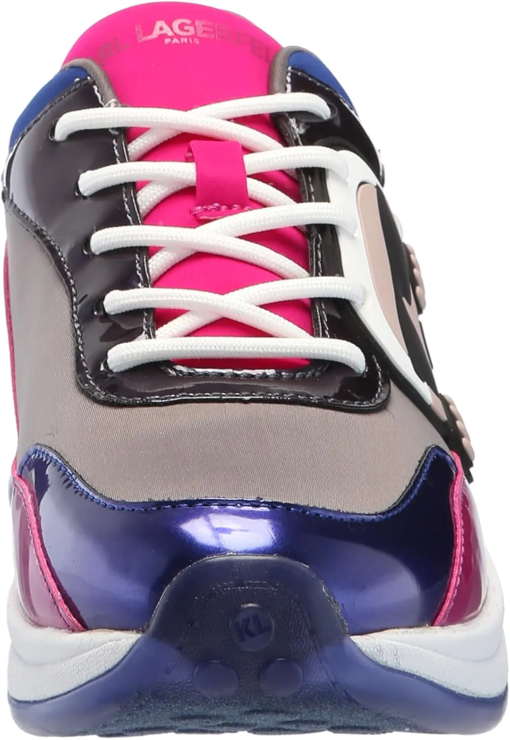 KARL LAGERFELD womens Coty Everyday Lace Up Sneaker